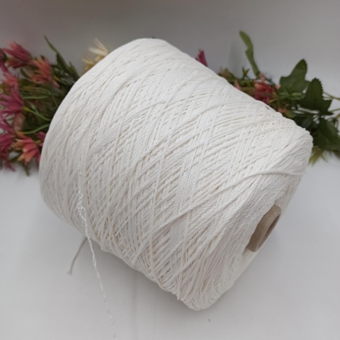 Хлопок с шелком Cleopatra 01 Белый (молочный)