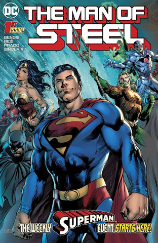 Superman. Man of Steel #1 (c автографом Brian Michael Bendis)