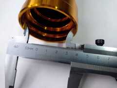 Внешний стакан пера вилки для Yamaha MT09 2014-2020 г.в. золотой