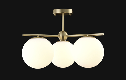 Потолочная люстра Crystal Lux FELIZ SP-PL3 BRONZE/WHITE