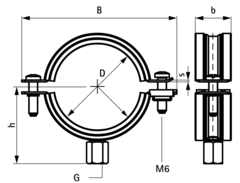 Walraven KSB2 хомут для труб 3/4