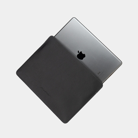 Чехол для iPad из кожи теленка, черного цвета