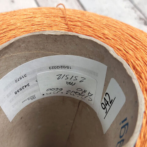 Лен 100% NEW MILL LINONE 660 тыква