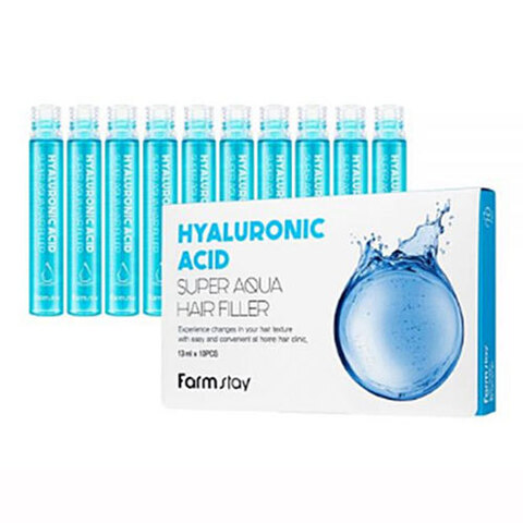 FarmStay Hyaluronic Acid Super Aqua Hair Filler - Филлер для волос с гиалуроновой кислотой