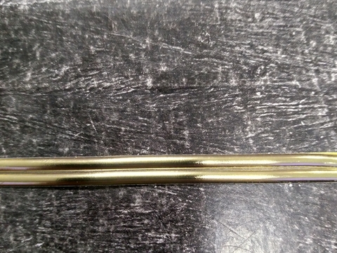 свинцовая лента brass satin 4.5мм (2метра)