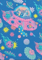 Картина Рик и Морти Полёт