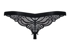 Трусы стринги с открытым доступом OBSESSIVE 828 Thong crothless