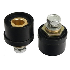 Кабельный разъем QUATTRO ELEMENTI розетка кабельная сварочного аппарата SК 35-50 ( до 315 А/45В)  2 шт в блистере (Арт. 641-978)