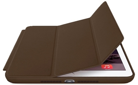 Чехол книжка-подставка Smart Case для iPad Mini 4 (7,9") - 2015г (Темно-коричневый)