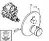 Термостат для душа встраиваемый на 2 потребителя Kludi Balance 528309175