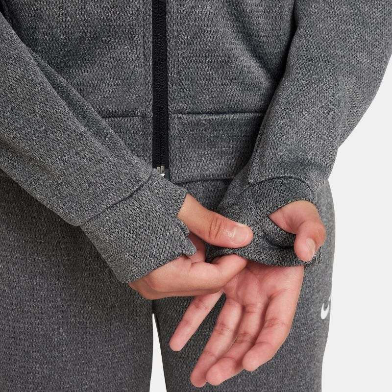 Nike long zip hoodie sale