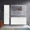 Cezares CZR-SPC-DUET-900-800-LED-TCH Зеркало с лазерной гравировкой, контурной подсветкой и сенсорным выключателем 120x80x3