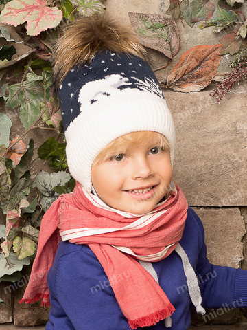 Зимняя шапка для мальчика Mialt Шаня
