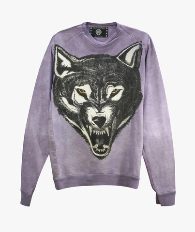 The Saints Sinphony | Свитшот мужской WOLF FRENCH TERRY LONG SLEEVE TS3379 перед