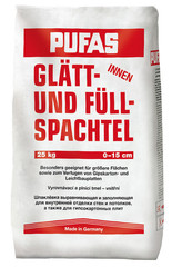 Шпаклевка Пуфас N3 для выравнивания неровностей (25кг) Glatt- und Fullspachtel