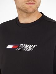 Толстовка теннисная Tommy Hilfiger Essentials Crew - black