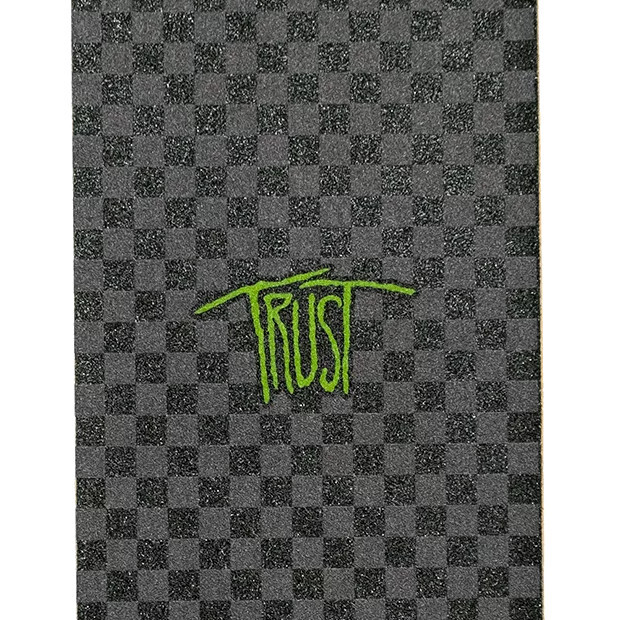 Шкурка для самоката TRUST Шашка (Green Logo)