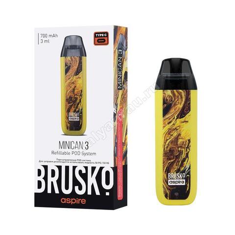 Электронная сигарета Brusko Minican 3 - Жёлтый флюид