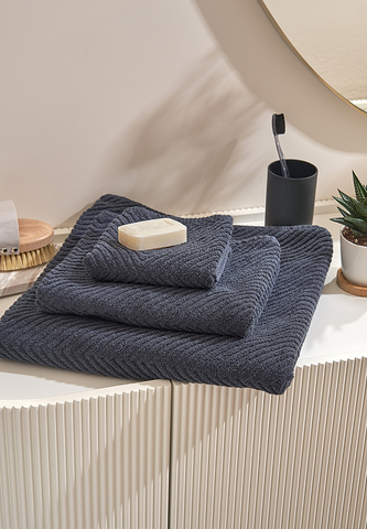 Набор полотенец 3шт Luxberry Fitness иссиня-черное