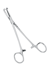 Диссектор сосудистый с кремальерой с прямыми ручками детский 165 мм