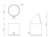 Decor Walther 0615460 Decor Walther All in Корзина для белья, напольная, цвет: черный матовый