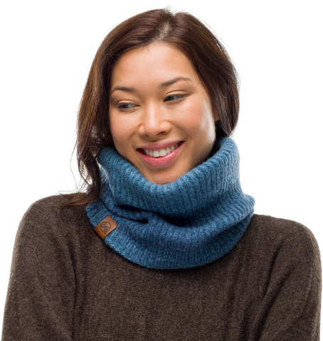 Картинка шарф-труба Buff Neckwarmer Knitted Polar Marin Denim - 3