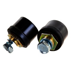 Кабельный разъем QUATTRO ELEMENTI розетка кабельная сварочного аппарата SК 35-50 ( до 315 А/45В)  2 шт в блистере (Арт. 641-978)