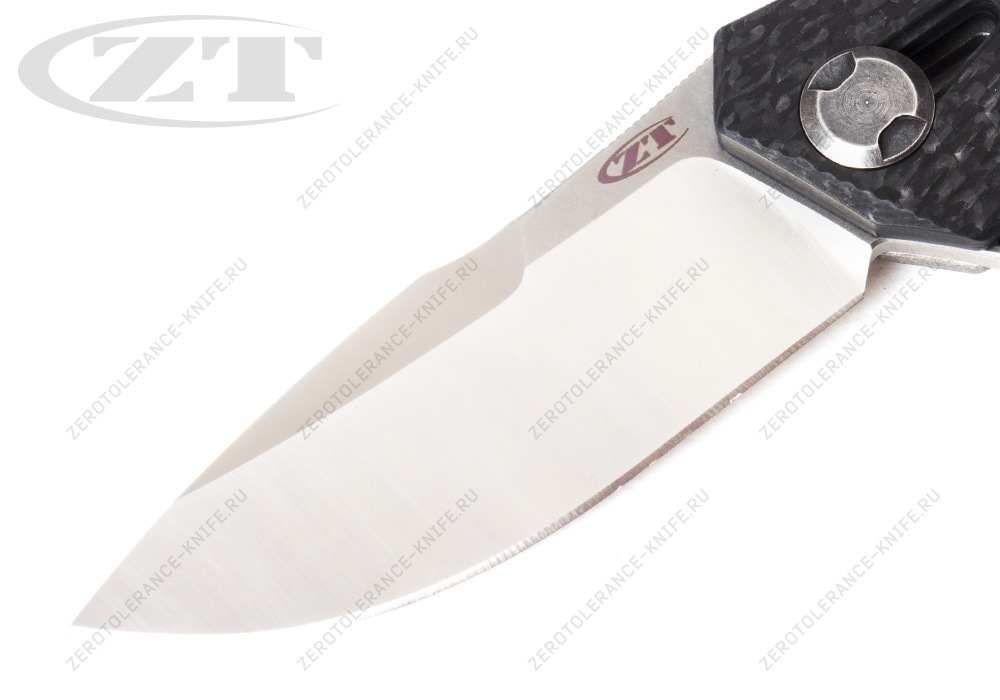 Нож Zero Tolerance 0308CF M390 Two Tone Blade - фотография 