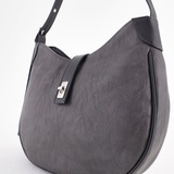 Сумка Саломея 328 македония серый + черный