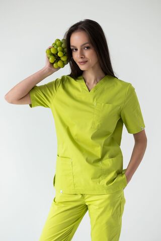 Блуза женская м640 toray стретч лайм