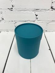 Цилиндр одиночный с завальцовкой, Синий травяной, 12*12 см, 1 шт.