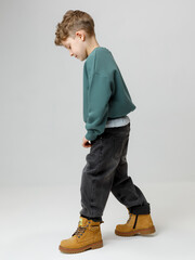 джемпер  для мальчика  КР 302802/темный малахит к626
