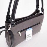 Сумка Саломея 100 мульти итальянский серо-черный