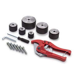 Сварочный аппарат д/пласт труб QUATTRO ELEMENTI ST-1100 (1100Вт, насадки 20-40мм, мет.кейc), шт (793-336)