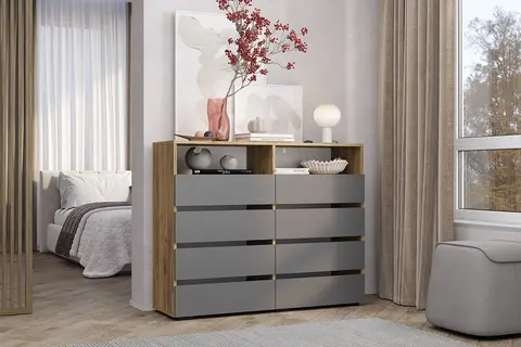 Комод Твист крафт / графит