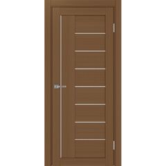 Купить Межкомнатная дверь экошпон Турин 524.21 орех остеклённая