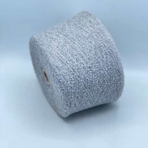 Pecci Filati , Apache melange, 450м, 60% Альпака, 25% Меринос, 15%Полиамид, Cерый. 37564