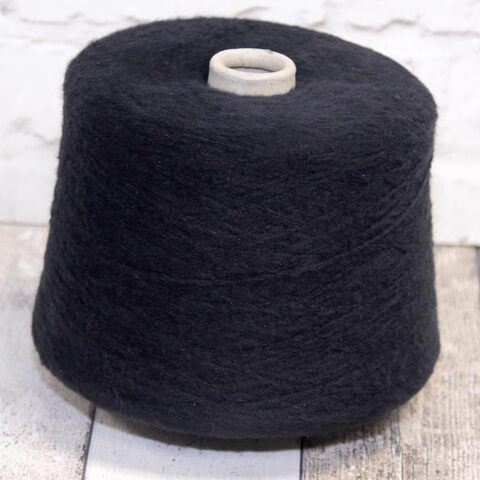 Вспушенный хлопок LANIFICIO DELL OLIVO / DAVOS 750 черный