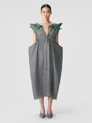 Шелковое платье-сарафан