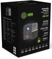 Проектор Cactus CS-PRC.04B.Full HD-A LCD 3500Lm LS 240Lm ANSI (1920x1080) 1000:1 ресурс лампы:50000часов 1xUSB typeA 1xHDMI 1.35кг — фото 8