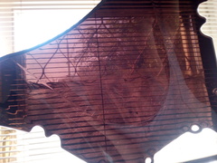 Ветровое стекло для Yamaha YZF-R6 1998 - 2002 г.в. / черное