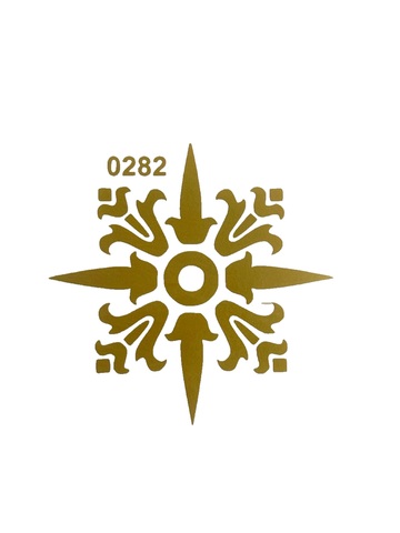 Стикер 0282 античное золото (6,5*6,5см )