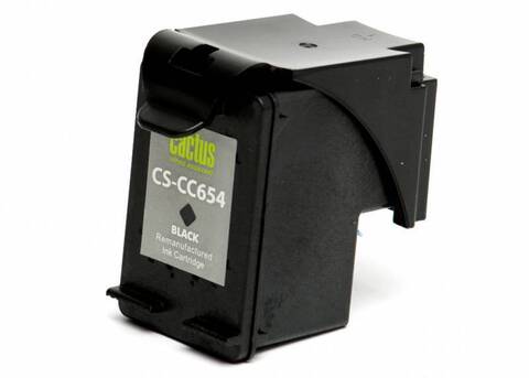 Картридж струйный Cactus CS-CC654 №901 черный (18мл) для HP DJ 4500, J4580, J4660, J4680