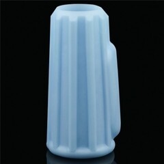 Насадка на пенис с вибрацией Ridge Knights Ring (10*3,7) голубая