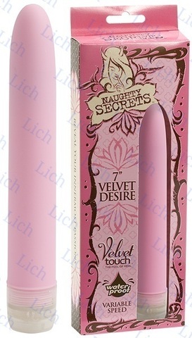 Розовый бархатистый массажер VELVET DESIRE