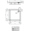 Душевой поддон 80х80 см Ideal Standard Connect Air E098801