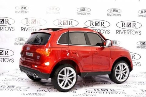 Детский электромобиль Rivertoys AUDI Q5-CHERRY-GLANEC вишневый глянец