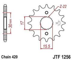 Звезда ведущая JTF1256 13