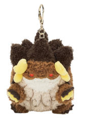 Мягкая игрушка брелок Genshin Impact Azhdaha Plush Straps Confused