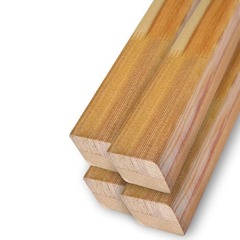 Брусок клееный из лиственницы 40x40x1500 мм 8 шт/упаковка сорт Экстра